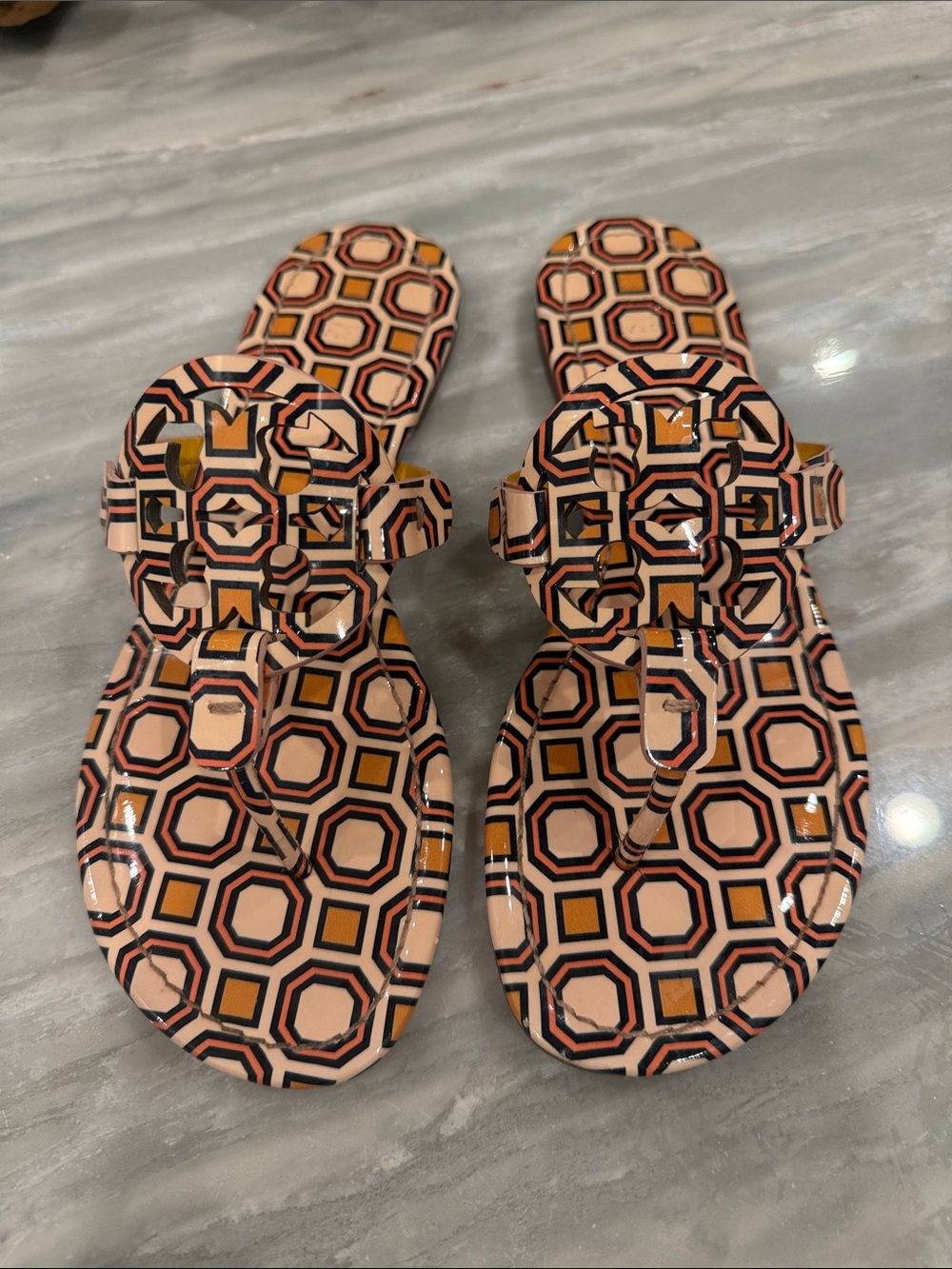 Tory Burch Miller Patent Leather Sandals 7